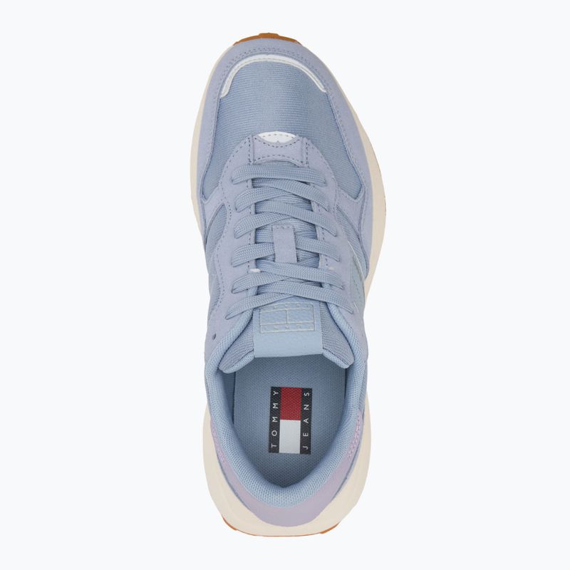 Tommy Jeans női Cleated Runner kék harangjáték cipő 5