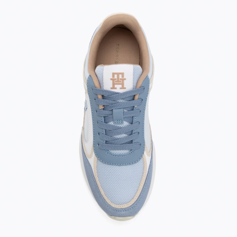 Tommy Hilfiger Alkalmi női cipő Fashion Runner Mix breezy blue/brisk blue 6
