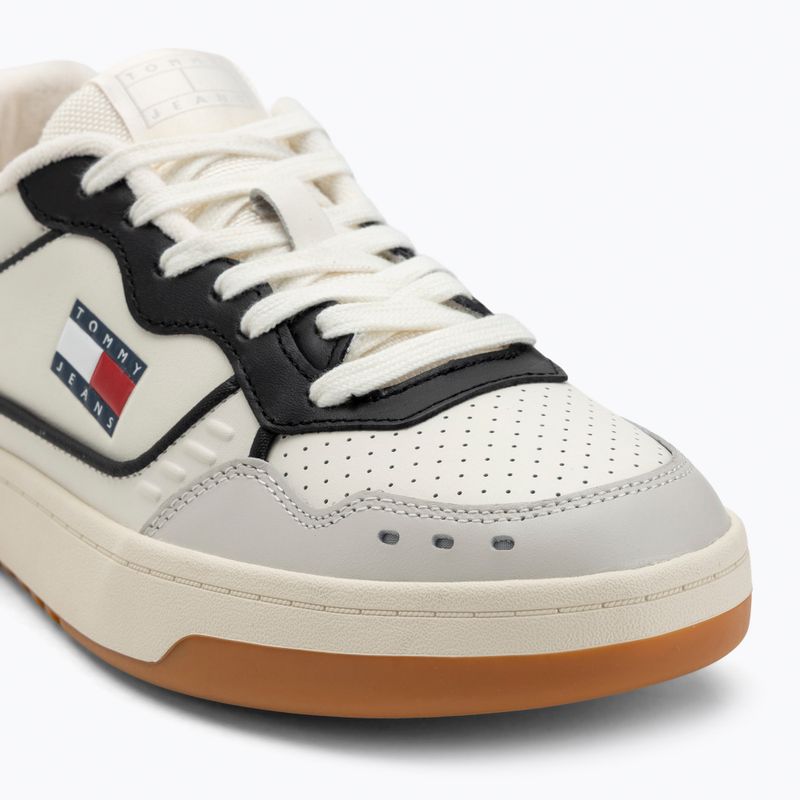 Férfi Tommy Jeans Cupsole Elevated Leather elefántcsont cipő 7