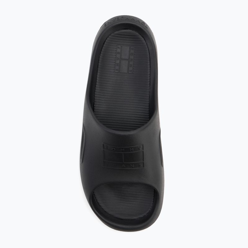 Férfi Tommy Jeans Sporty Pool flip-flopok fekete 5