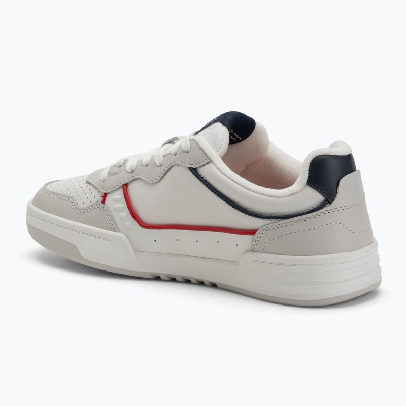 Tommy Jeans Férfi Cupsole Elevated bőr cipő piros/fehér/fekete 3
