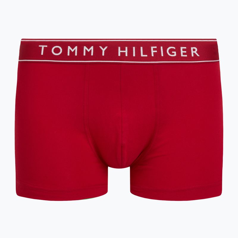 Tommy Hilfiger férfi boxeralsó UM0UM03679 5 pár fehér/közepes piros/sivatagi égbolt/közepes bőrtakaró/fekete 6