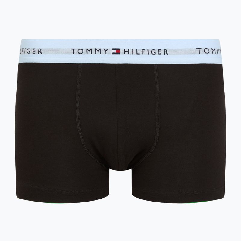 Tommy Hilfiger férfi boxeralsó Repeat Logo Trunks 7 pár szellős kék/prémium zöld/prémium piros/fekete 2