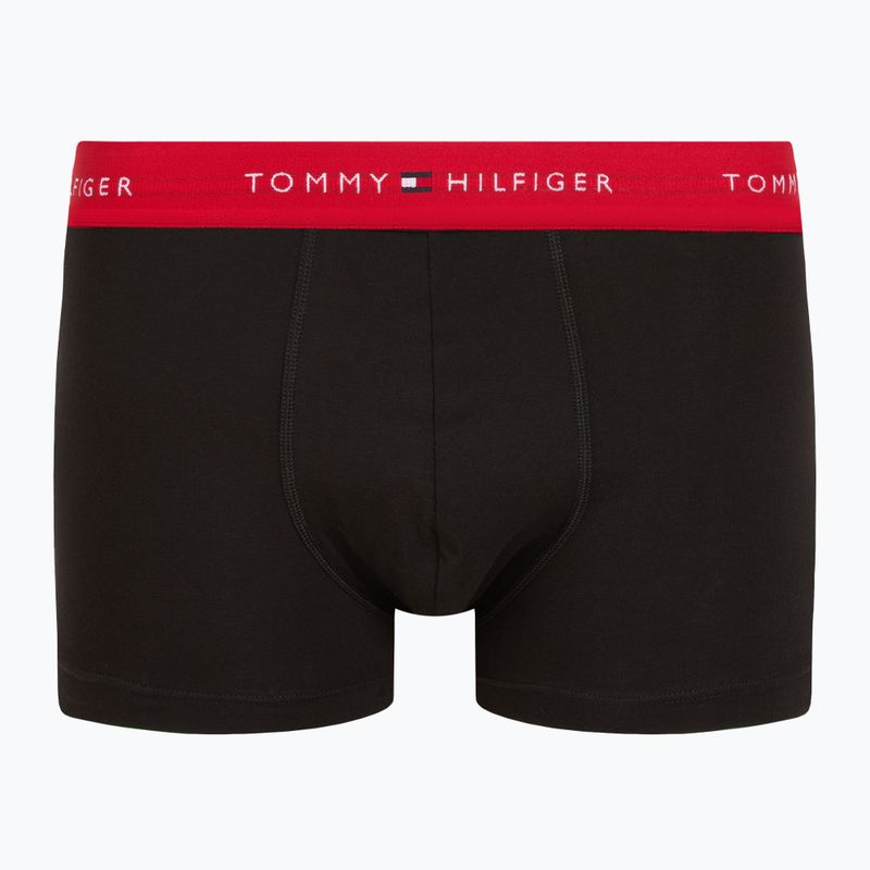 Tommy Hilfiger férfi boxeralsó Repeat Logo Trunks 7 pár szellős kék/prémium zöld/prémium piros/fekete 9