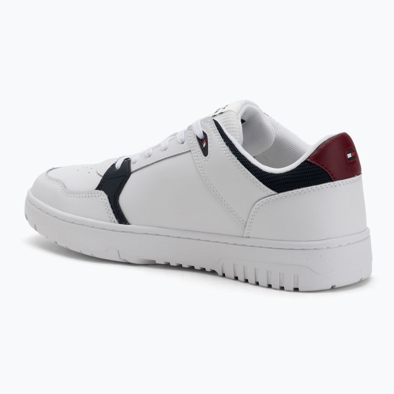 Férfi Tommy Hilfiger Basket Core Core Lite Lth Mix fehér cipő 3