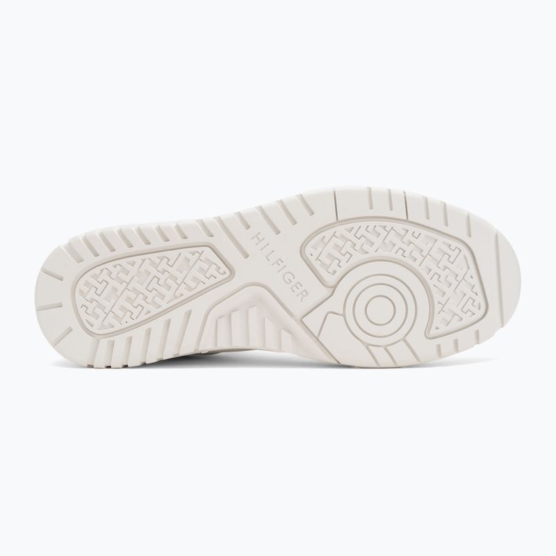 Férfi Tommy Hilfiger Basket Core Core Lite Lth Mix ecru cipő 4