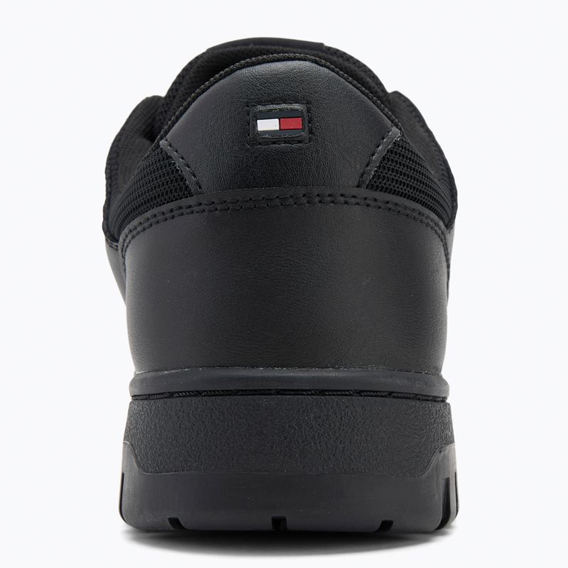 Férfi Tommy Hilfiger Basket Core Core Lite Lth Mix fekete cipő 6
