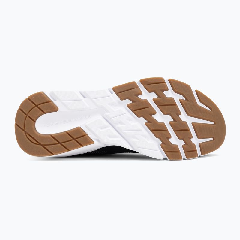 Férfi Tommy Hilfiger Comfort Run Knit fekete cipő 4