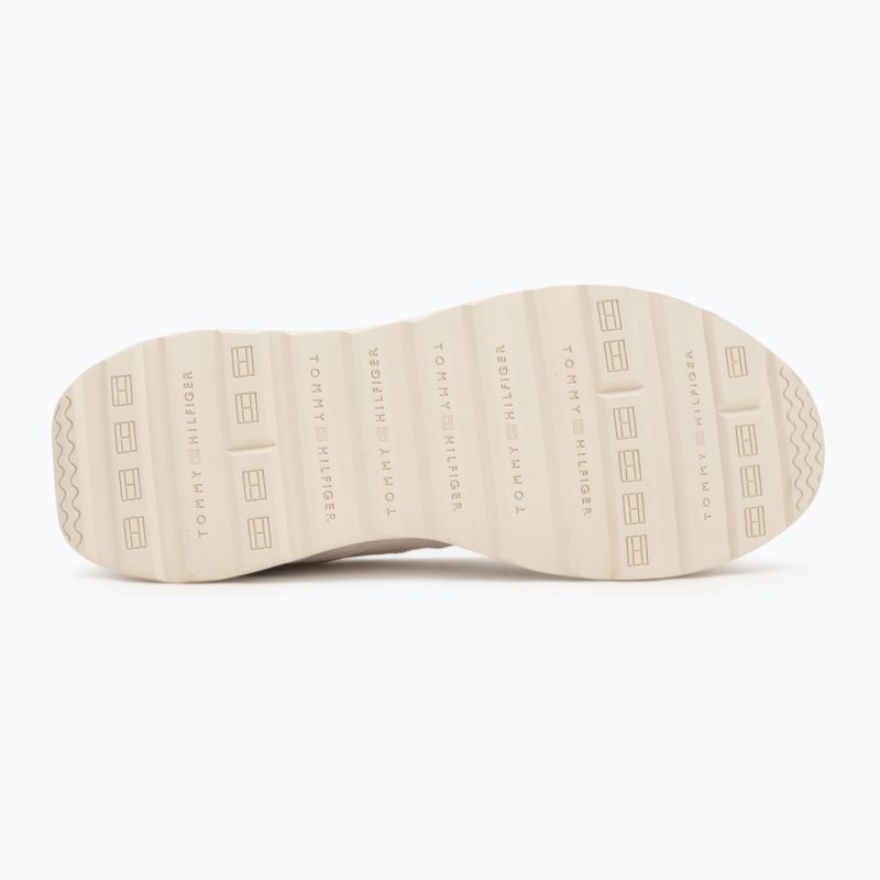 Férfi Tommy Hilfiger Retro Runner Nylon Mix elefántcsont szirom cipő 4