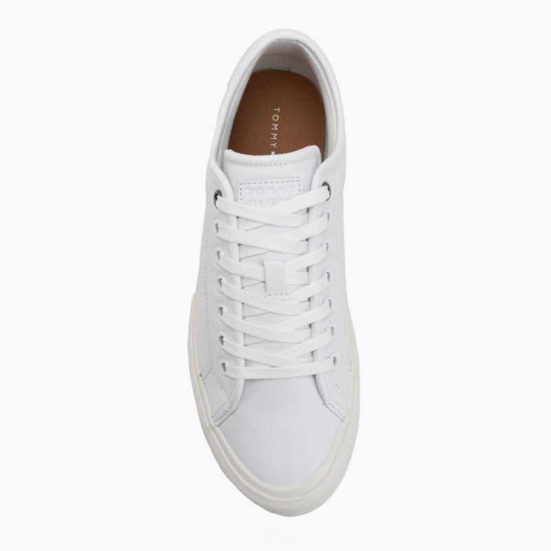 Férfi tornacipő Tommy Hilfiger Street Leather Stitch white 5