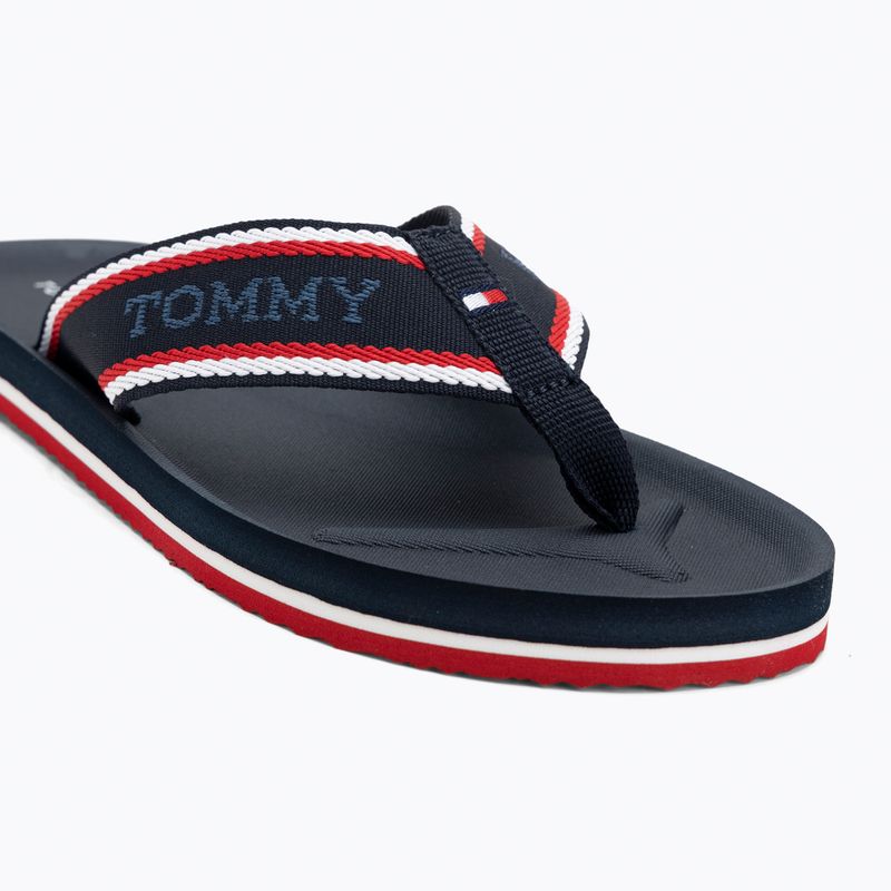 Férfi Tommy Hilfiger Comfort Beach desert sky flip flopok 7