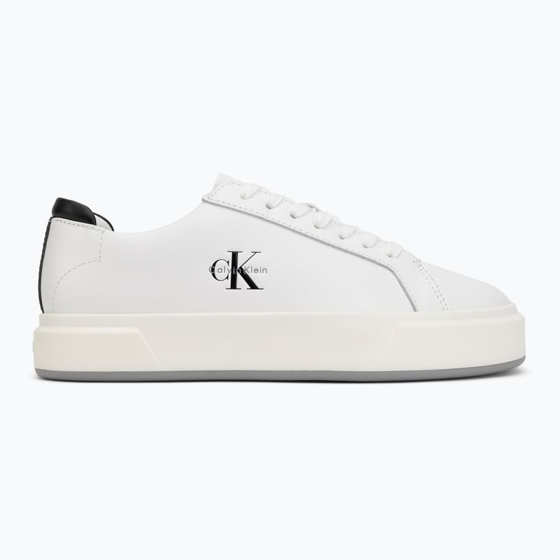 Női cipők Calvin Klein YW0YW01945 Basket Cups Laceup Leather bright white/black 2