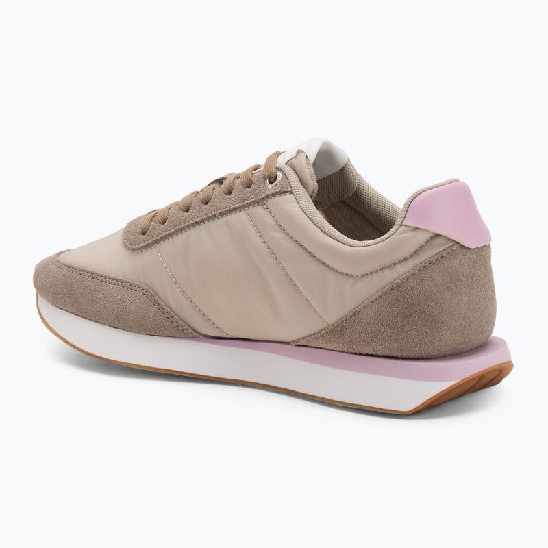 Női cipők Calvin Klein YW0YW01990 Retro Runner Lace Up Nylon MG chateau/taupe/fragrant lilac 3