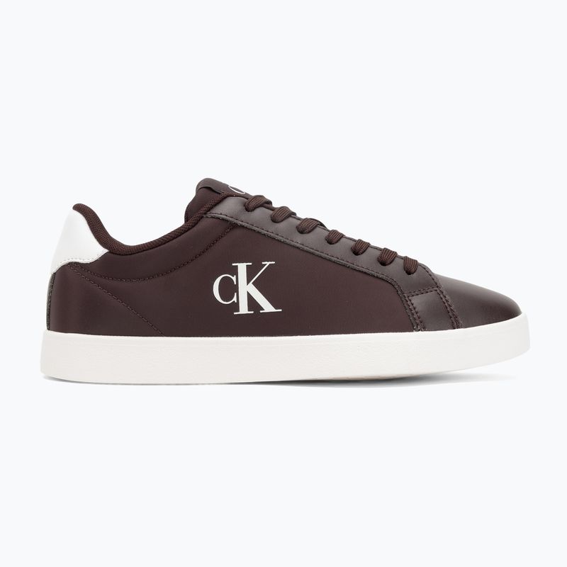 Női cipő Calvin Klein YW0YW01781 3 Cupsole Laceup PU MG burgundy/bright white 2