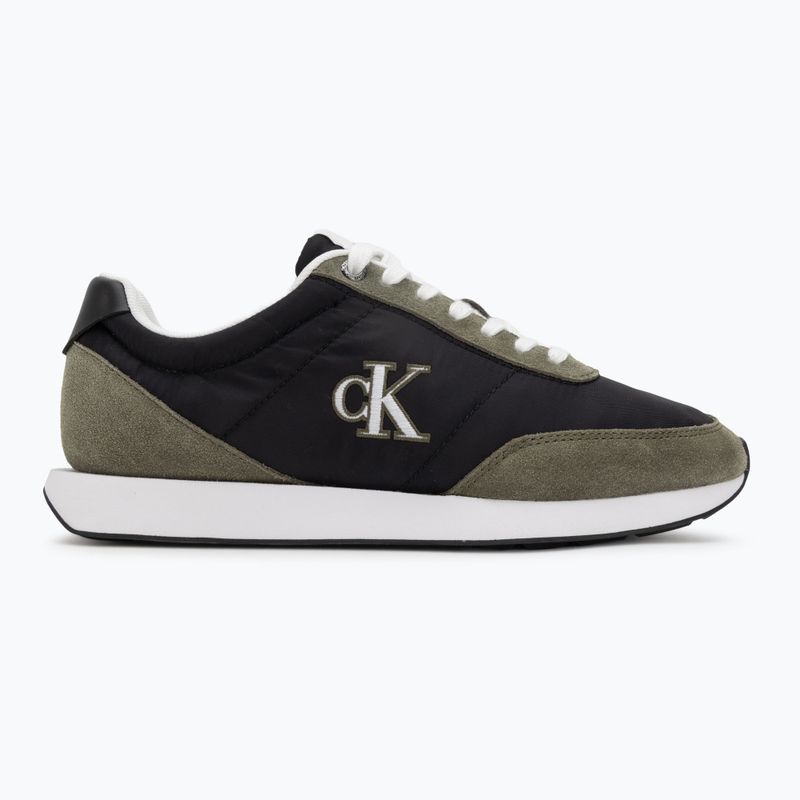Férfi cipők Calvin Klein YM0YM01361 Retro Runner Essential MIX MAT black/capers/bright white 2