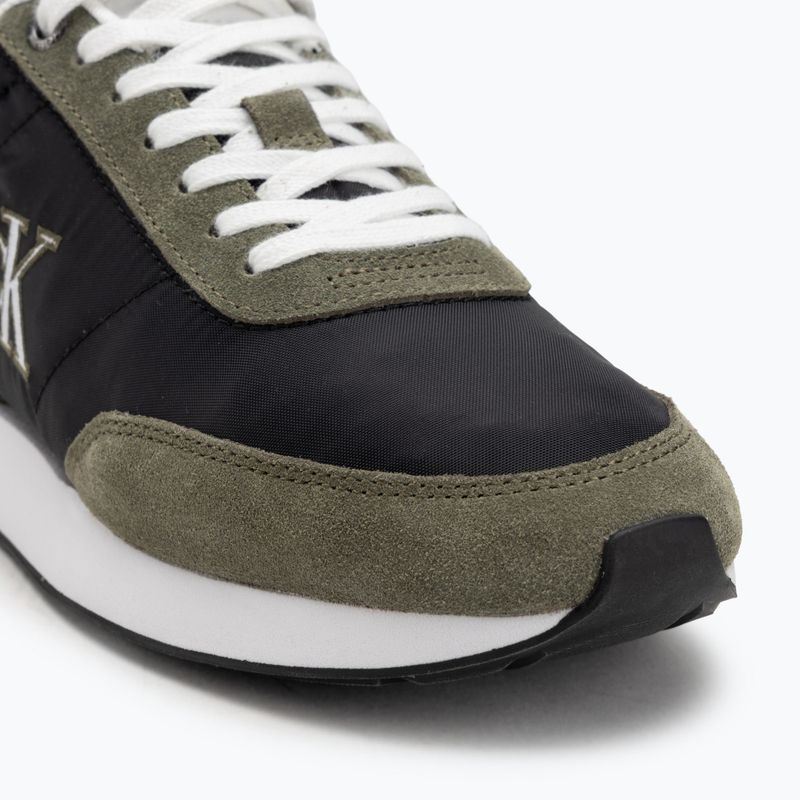 Férfi cipők Calvin Klein YM0YM01361 Retro Runner Essential MIX MAT black/capers/bright white 7