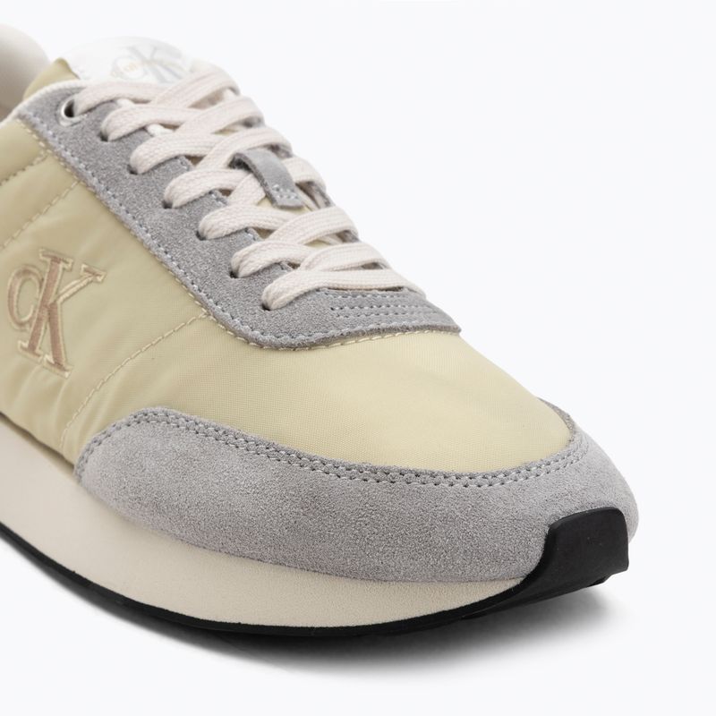 Női cipők Calvin Klein YW0YW01990 Retro Runner Lace Up Nylon MG green haze/grey/green/cashew 7