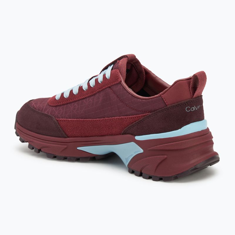 Női cipő Calvin Klein YW0YW01995 Hike Runner Casual Ny-Su AOP WN burgundy 3