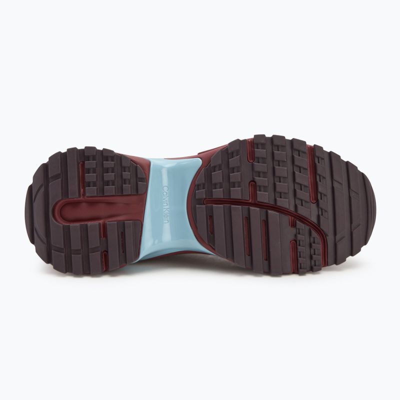 Női cipő Calvin Klein YW0YW01995 Hike Runner Casual Ny-Su AOP WN burgundy 4