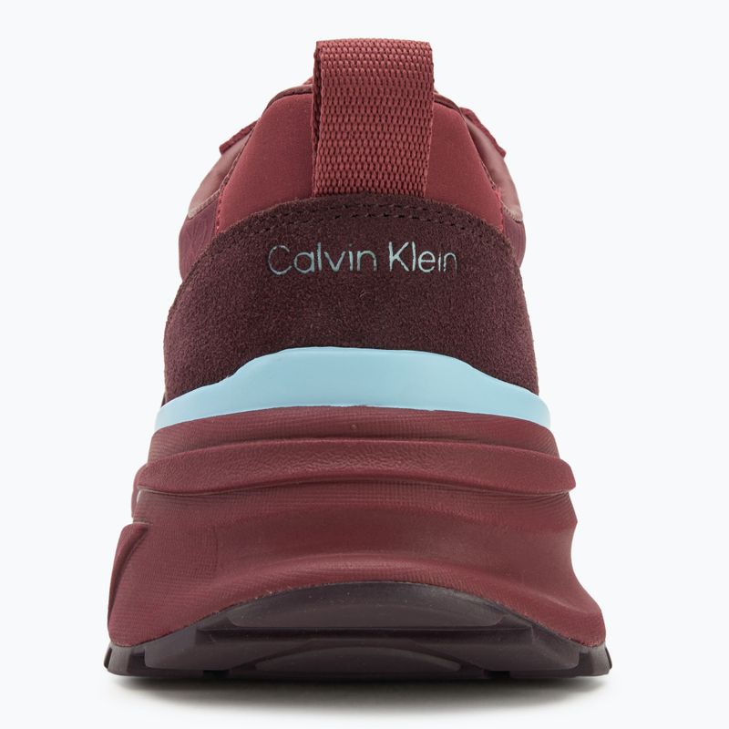 Női cipő Calvin Klein YW0YW01995 Hike Runner Casual Ny-Su AOP WN burgundy 6