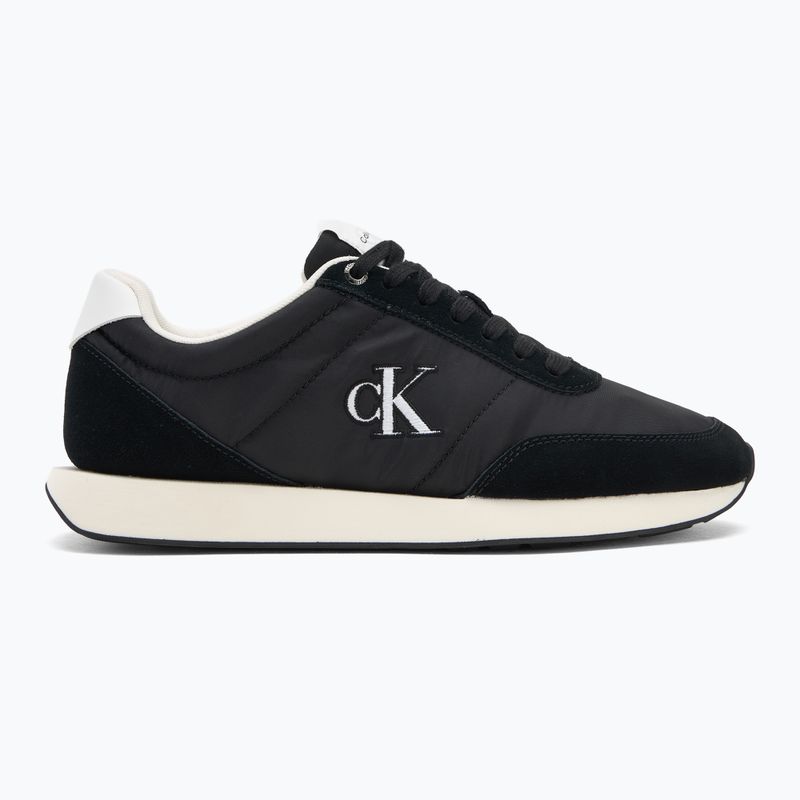 Férfi cipők Calvin Klein YM0YM01361 Retro Runner Essential MIX MAT black/bright white 2