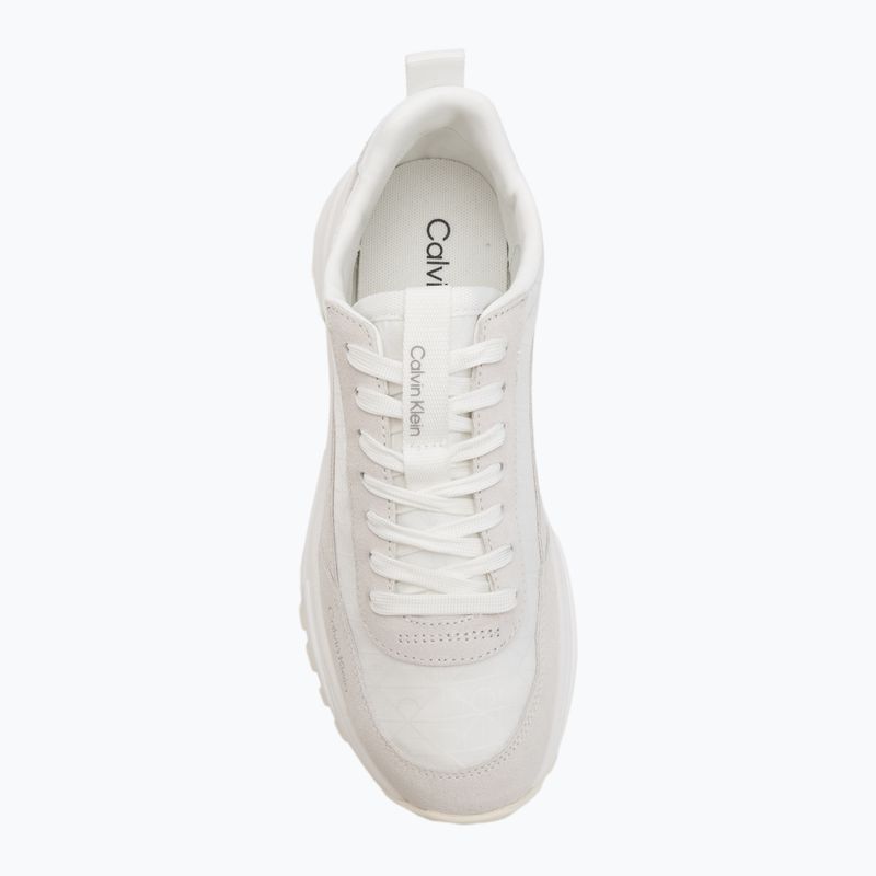 Női cipők Calvin Klein YW0YW01995 Hike Runner Casual Ny-Su AOP WN white/marshmallow/feather gray 5