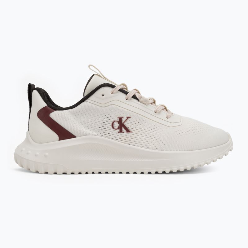Női cipő Calvin Klein YW0YW01992 Eva Runner Drawstring Mix MG lily white/beluga/new maroon 2