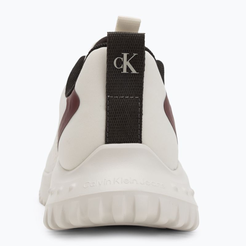 Női cipő Calvin Klein YW0YW01992 Eva Runner Drawstring Mix MG lily white/beluga/new maroon 6