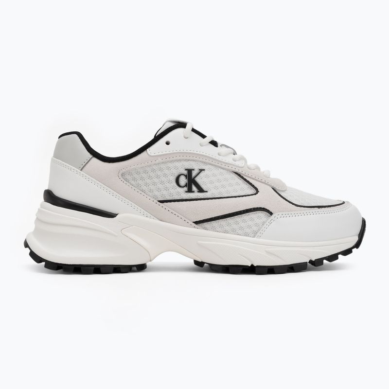 Női cipők Calvin Klein YW0YW02009 Hike Runner Mesh Mix MET MG bright white/black 2