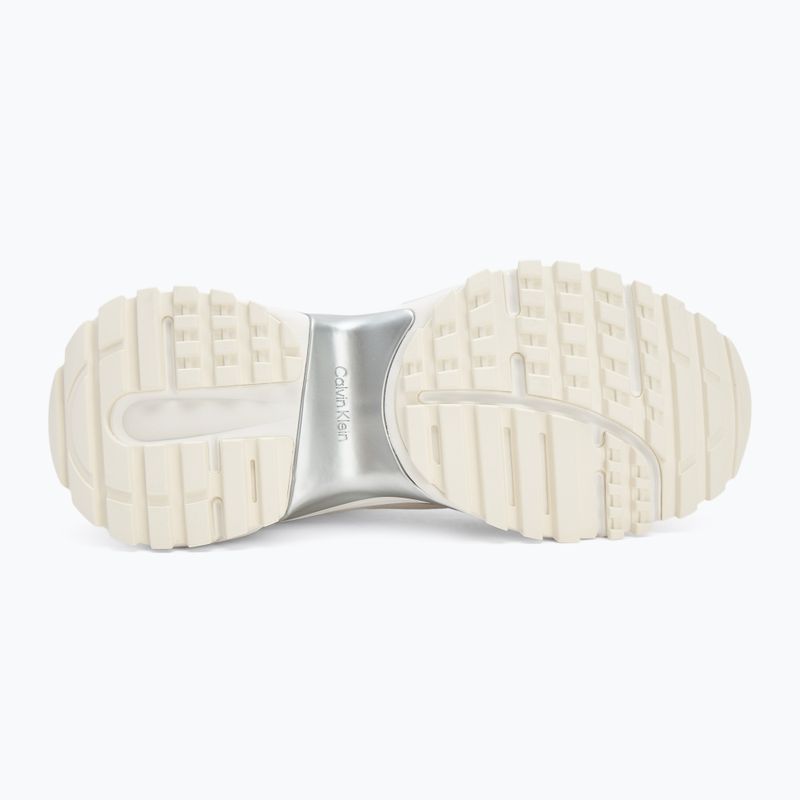 Női cipők Calvin Klein YW0YW02009 Hike Runner Mesh Mix MET MG bright white/silver 4