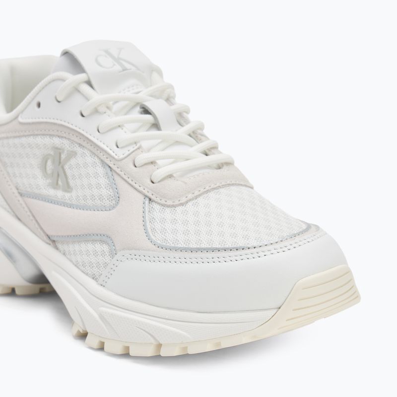 Női cipők Calvin Klein YW0YW02009 Hike Runner Mesh Mix MET MG bright white/silver 7