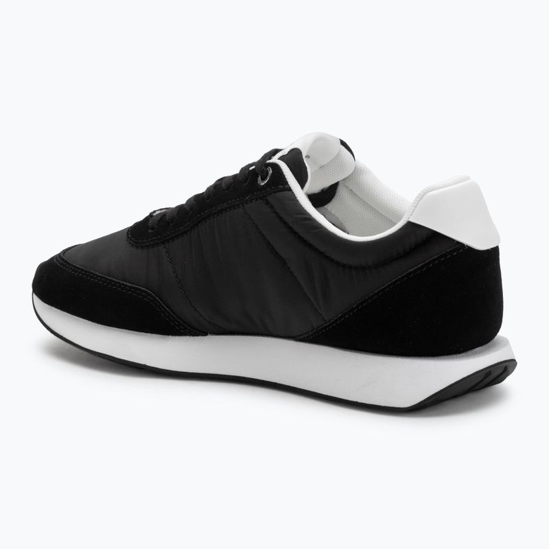 Női cipők Calvin Klein YW0YW01990 Retro Runner Lace Up Nylon MG black/bright white 3