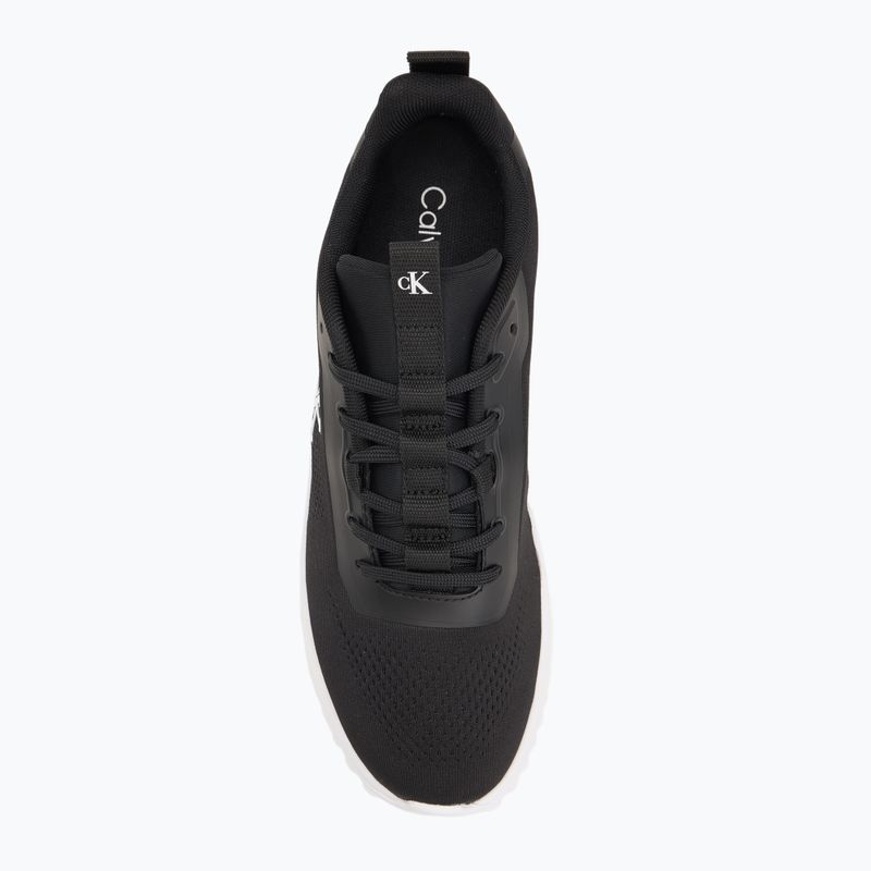 Női cipők Calvin Klein YW0YW01992 Eva Runner Drawstring Mix MG black/bright white 5