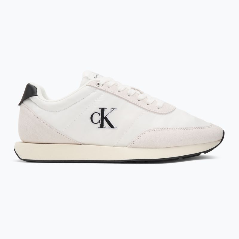 Férfi cipők Calvin Klein YM0YM01361 Retro Runner Essential MIX MAT bright white/black 2