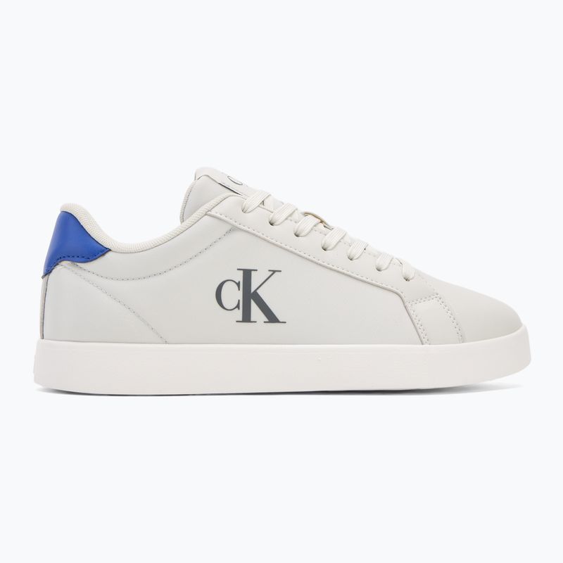 Férfi cipők Calvin Klein YM0YM01213 3 Cupsole PU lily white/purple blue 2