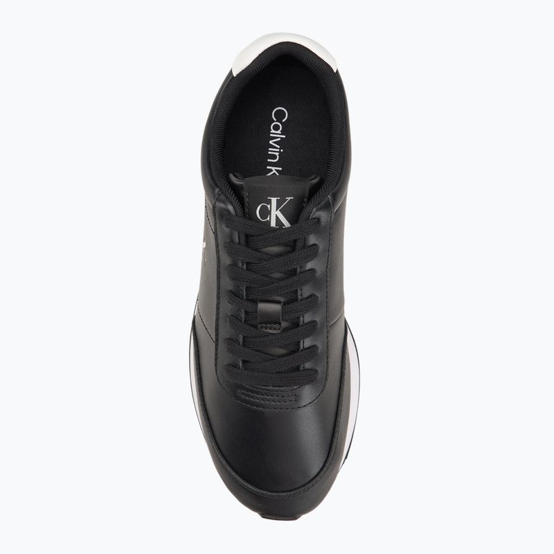 Férfi cipő Calvin Klein YM0YM01355 Retro Runner Essential Leather black/bright white 5
