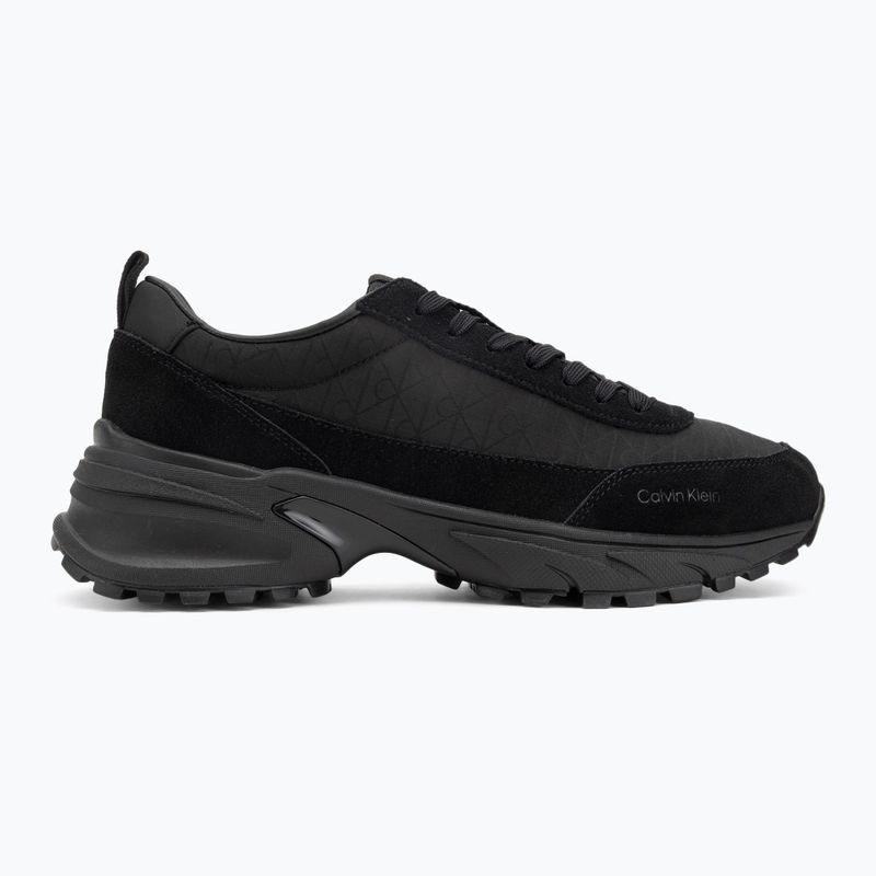 Férfi cipők Calvin Klein YM0YM01378 Hike Runner Casual Ny-Su AOP triple black 2