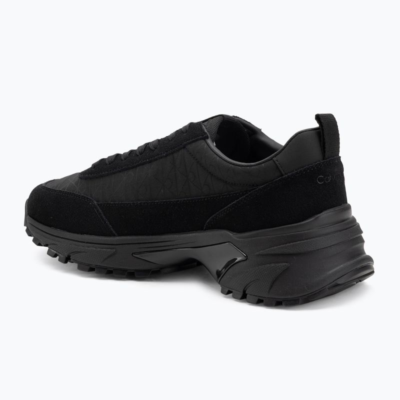 Férfi cipők Calvin Klein YM0YM01378 Hike Runner Casual Ny-Su AOP triple black 3
