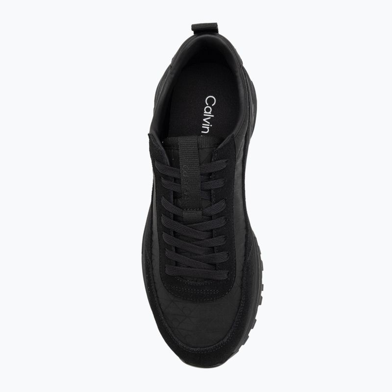 Férfi cipők Calvin Klein YM0YM01378 Hike Runner Casual Ny-Su AOP triple black 5