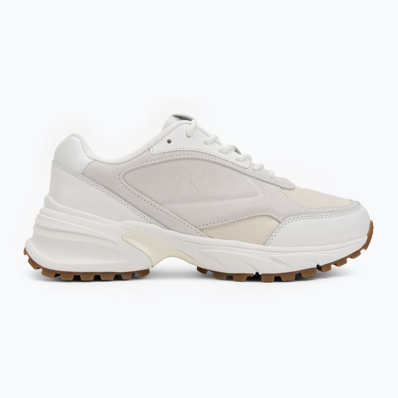 Férfi cipő Calvin Klein YM0YM01289 Hike Runner HF Leather Mix bright white/creamy white/eggshell 2