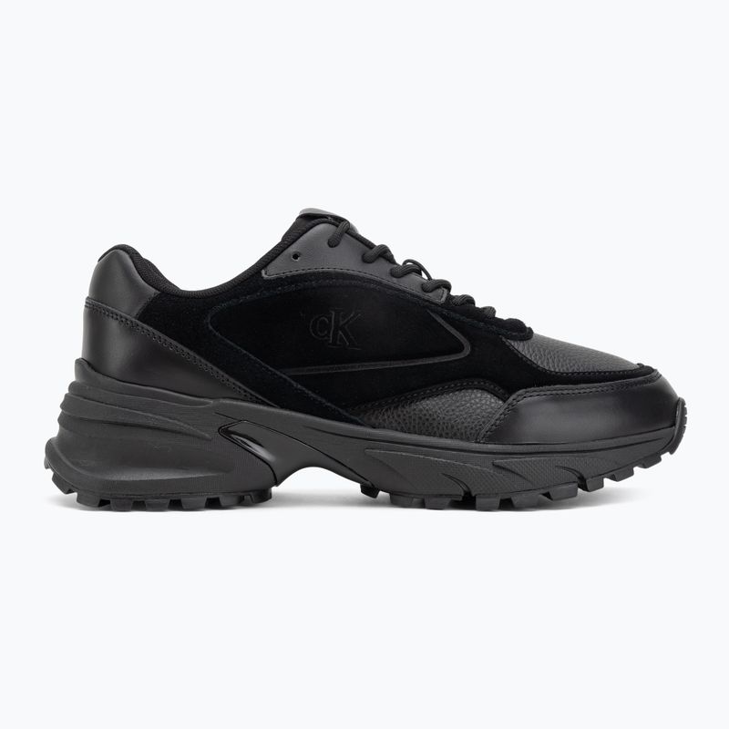 Férfi cipők Calvin Klein YM0YM01289 Hike Runner HF Leather Mix triple black 2