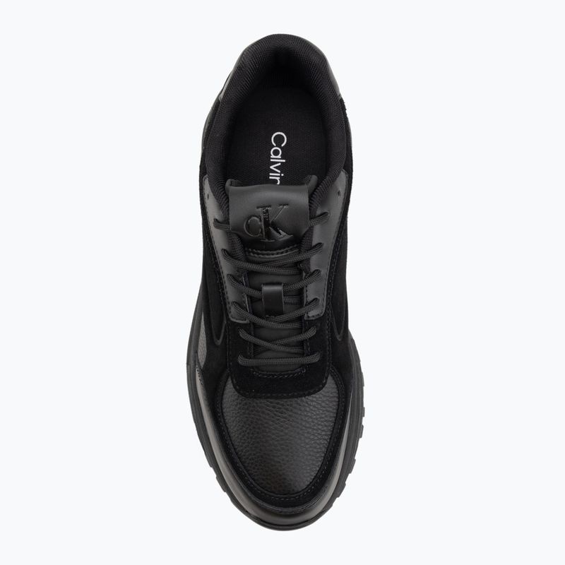 Férfi cipők Calvin Klein YM0YM01289 Hike Runner HF Leather Mix triple black 5