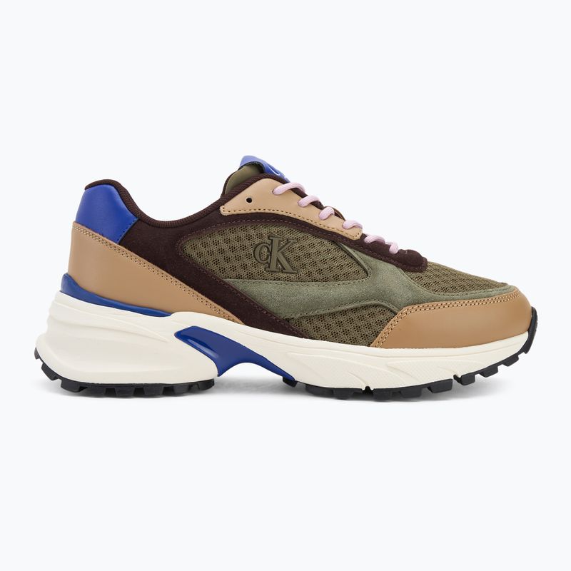 Férfi cipők Calvin Klein YM0YM01379 Hike Runner Mesh MIX cumin/burnt out/khaki/purple blue 2