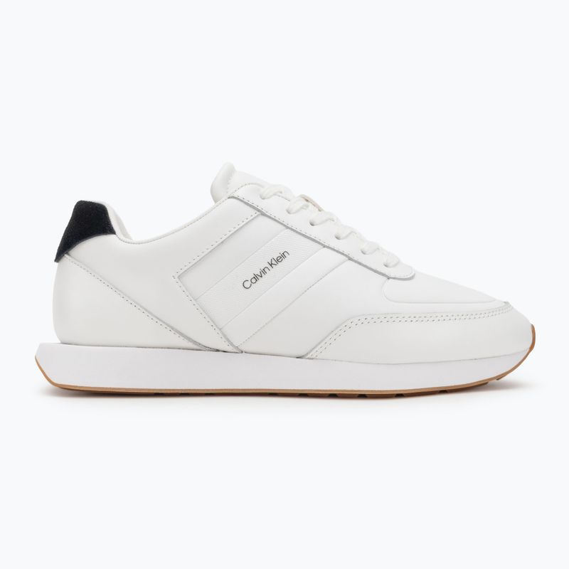 Férfi cipők Calvin Klein YM0YM01381 Retro Runner Leather Tape bright white/black/gum 2