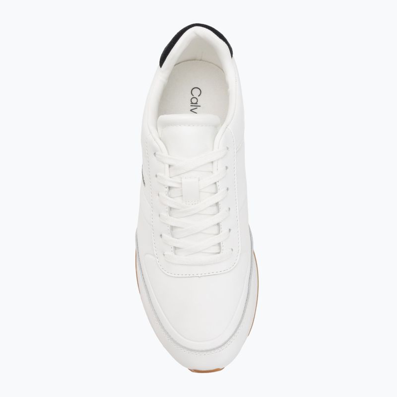 Férfi cipők Calvin Klein YM0YM01381 Retro Runner Leather Tape bright white/black/gum 5