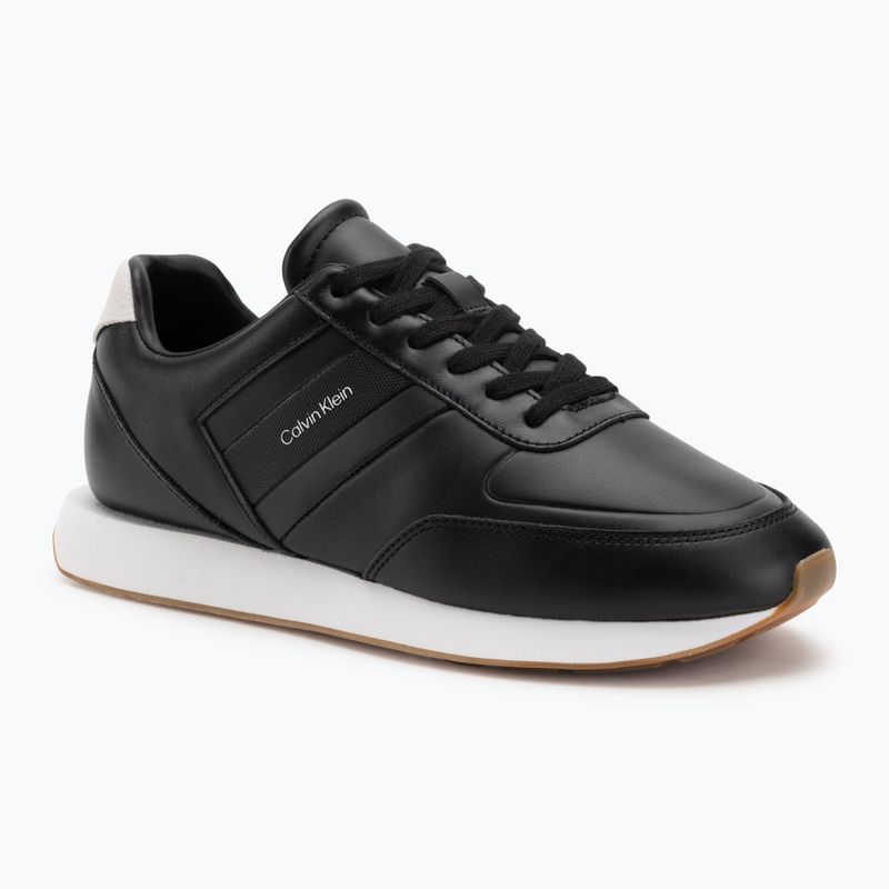Férfi cipők Calvin Klein YM0YM01381 Retro Runner Leather Tape black/bright white/gum