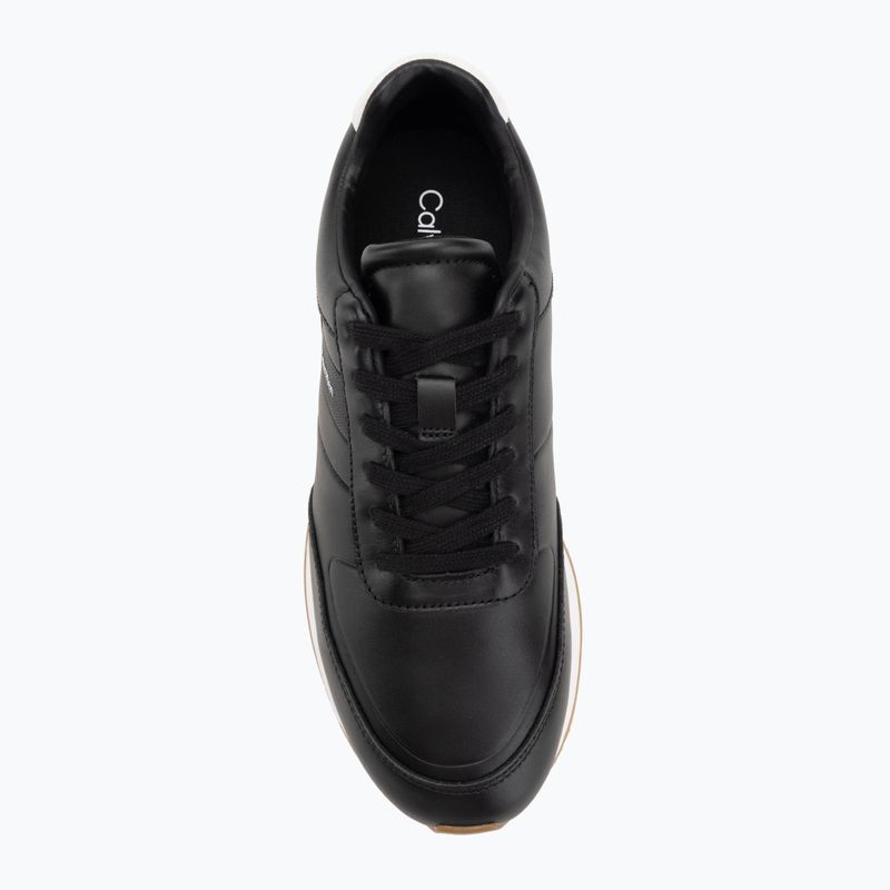 Férfi cipők Calvin Klein YM0YM01381 Retro Runner Leather Tape black/bright white/gum 5