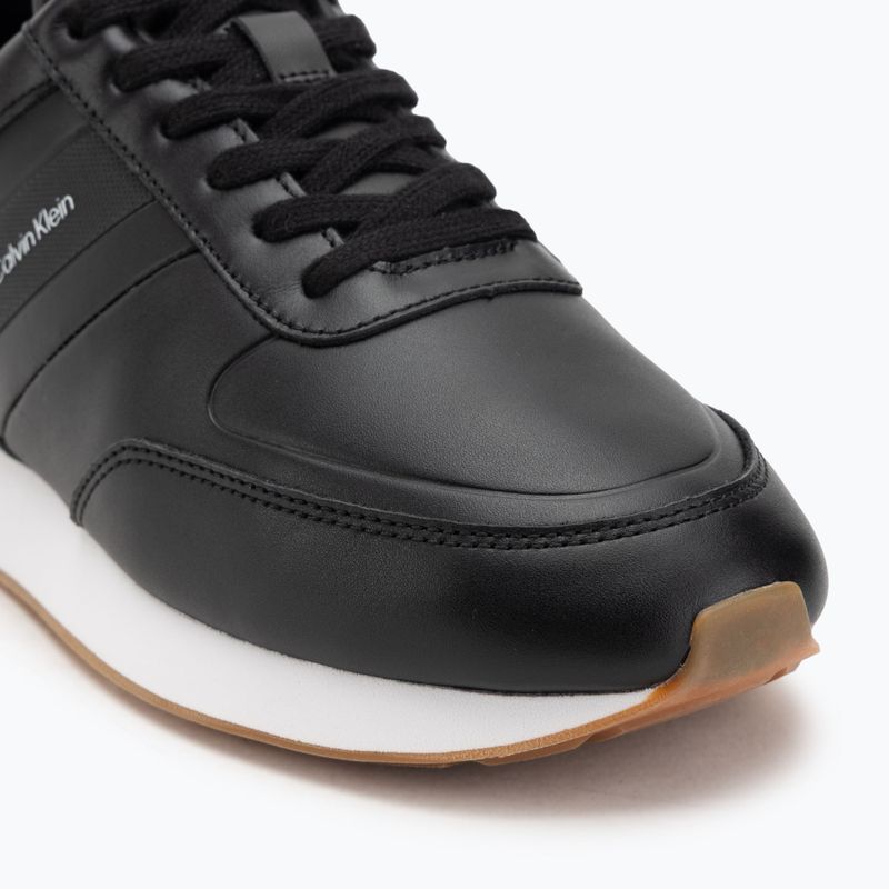 Férfi cipők Calvin Klein YM0YM01381 Retro Runner Leather Tape black/bright white/gum 7