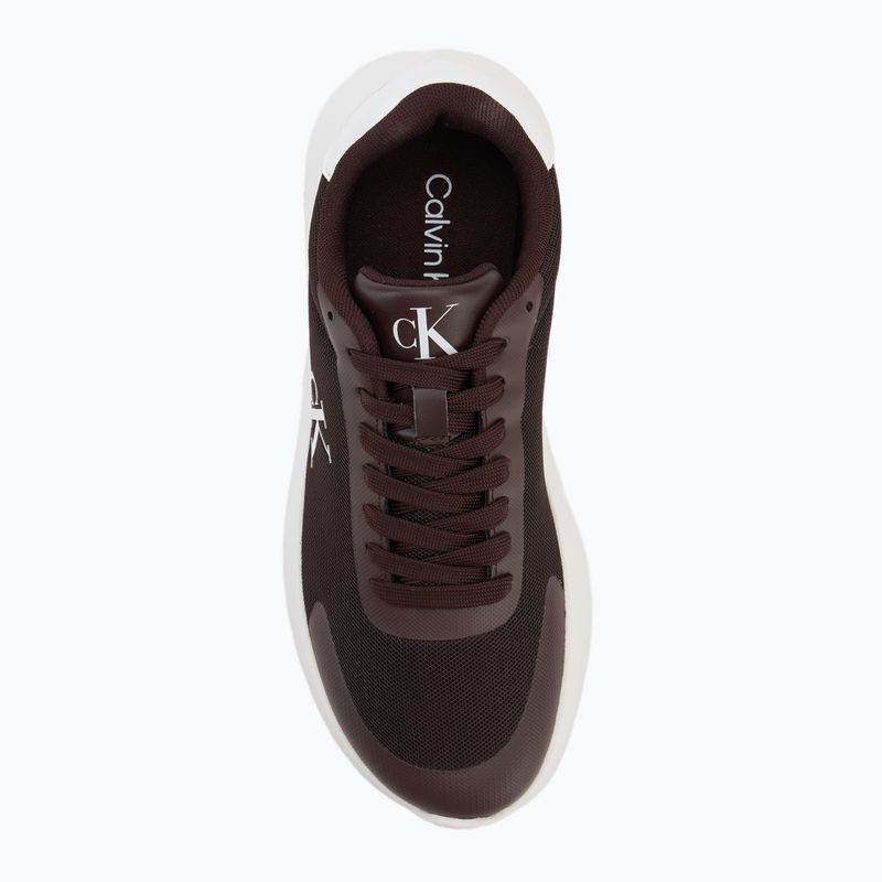 Női cipők Calvin Klein YW0YW01750 3 Eva Runner Mesh MG Brown Out/Green Haze 5
