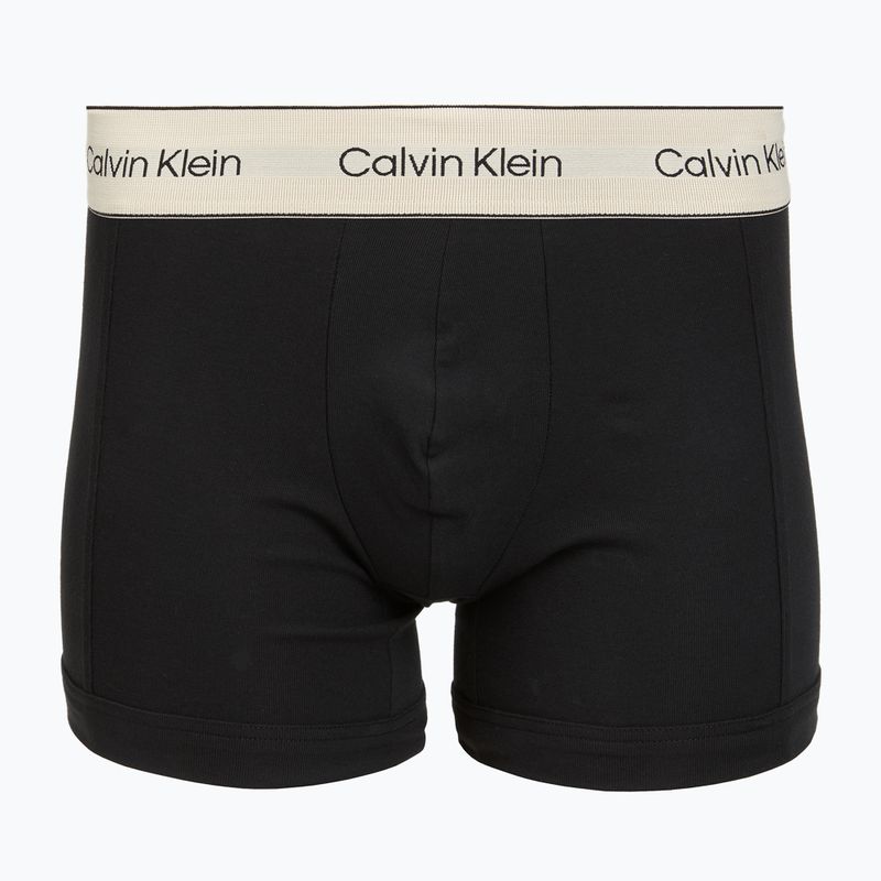 Férfi boxeralsók Calvin Klein LV00NB4447 Brief 3 pár black/black/black